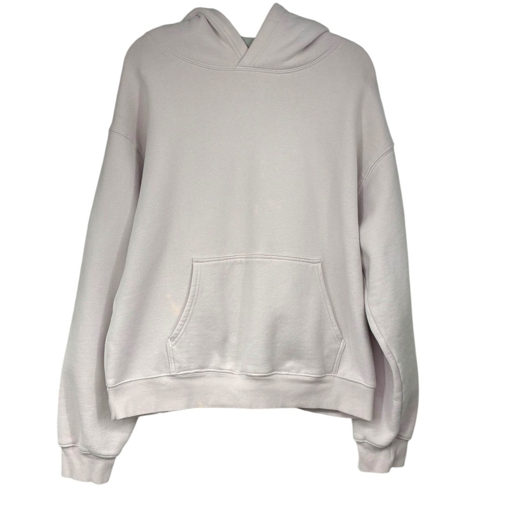 TNA Cozy Fleece Perfect‎ Hoodie Sweatshirt XL Light Pink Aritzia